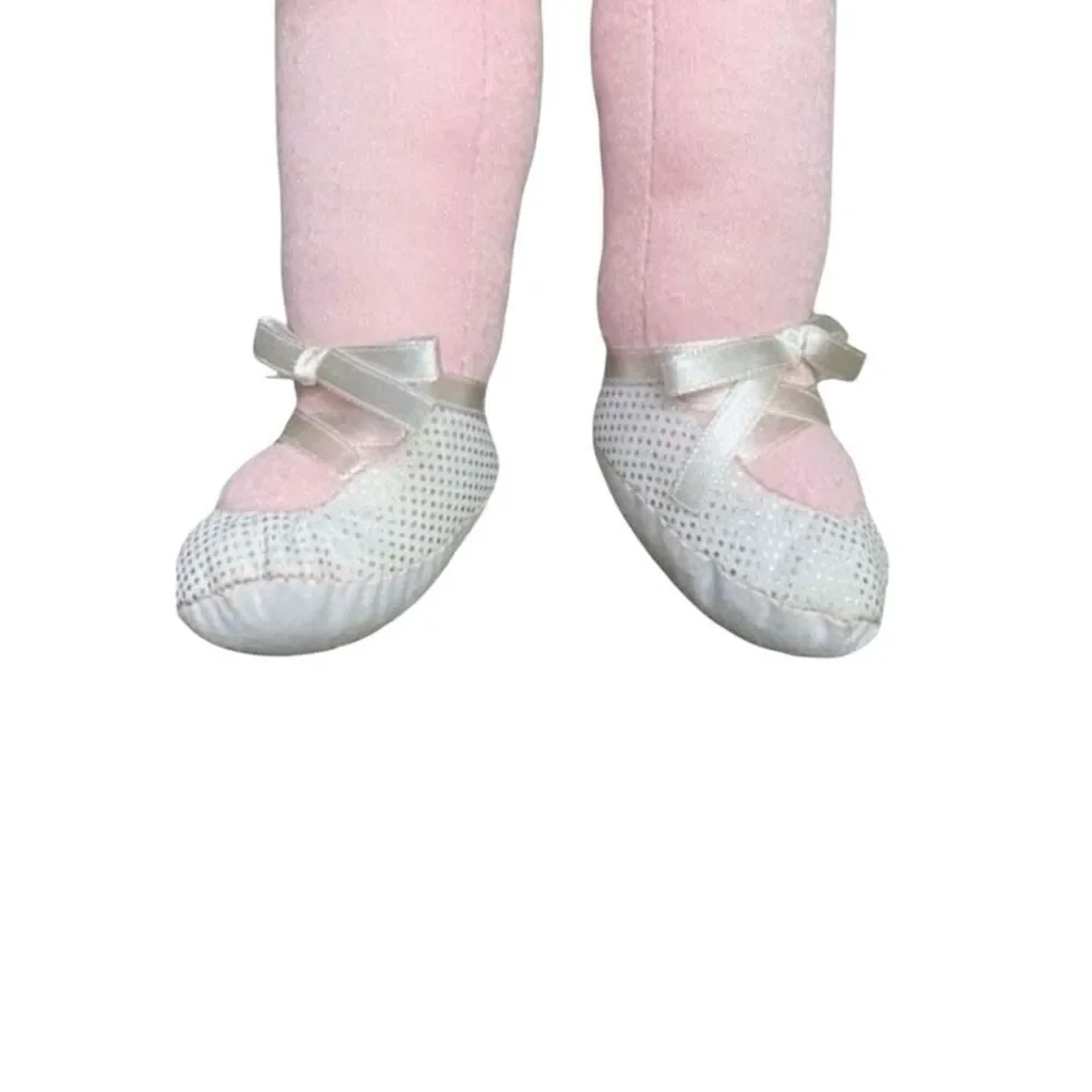 Debbie Dancer Plush Ballerina Doll 19” Pink Tutu Blonde Hair Display Only 2002